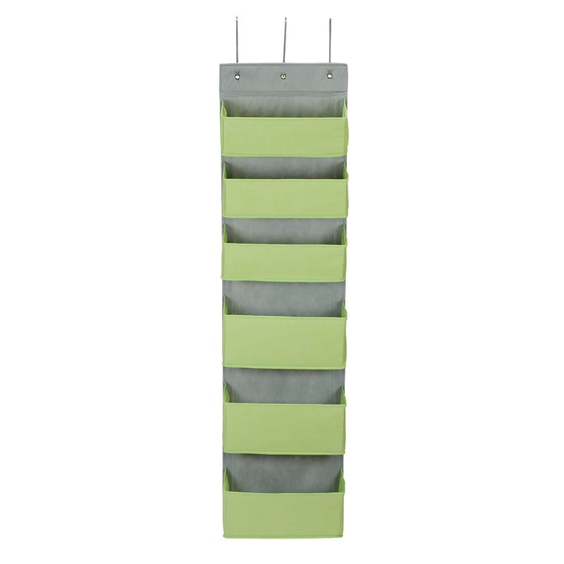 Household Essentials 2167-1 Over-the- Over-the-Door Organizer, Green - Image 1